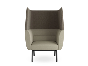 NIDO NI-K1-H-N1 NI-BO - Fabric armchair high-back by LD Seating - view 3